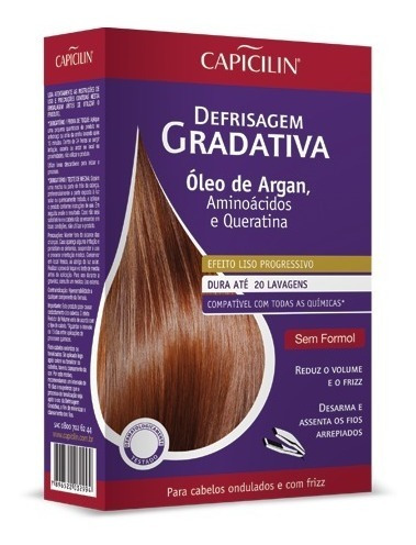 Kit Defrisagem Gradativa Capicilin Óleo De Argan