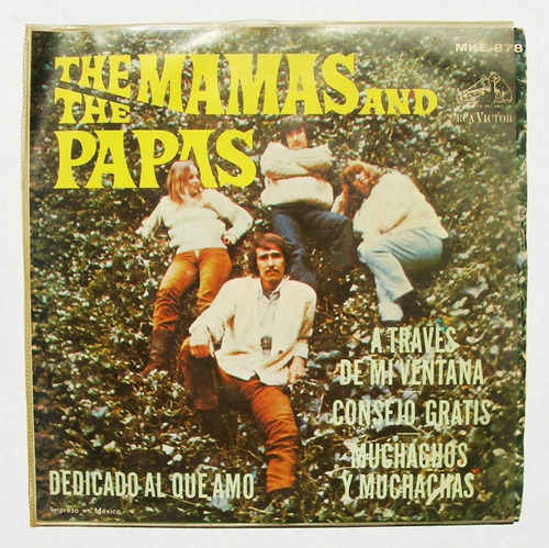 The Mamas And The Papas Dedicado Al Que Amo Disco 45 Rpm 