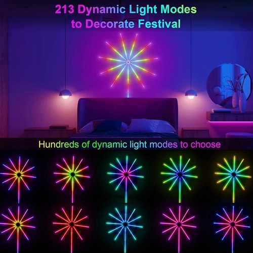 Imagen 4 de 10 de Los Fuegos Artificiales Elegantes Llevaron La Luz De Tira