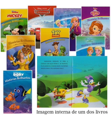 Imagem 2 de 8 de Histórias Brilhantes Disney - 8 Livros Ricamente Ilustrados