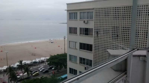 Imagem 1 de 15 de Oportunidade Copacabana!!!  Flat Na Quadra Da Praia Reformado! - Fla5160