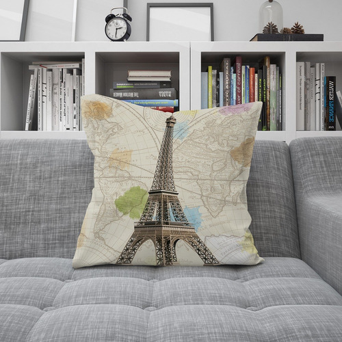Imagen 2 de 3 de Almohadon Decorativo Almohadones Decorativos De 40x40 Paris