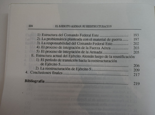 El Ejército Alemán : Su Reestructuración 1945-1991 C251 (Usado)