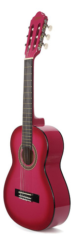 Guitarra Clasica Valencia Vc101 Niño 1/4 Pink Color Rosa