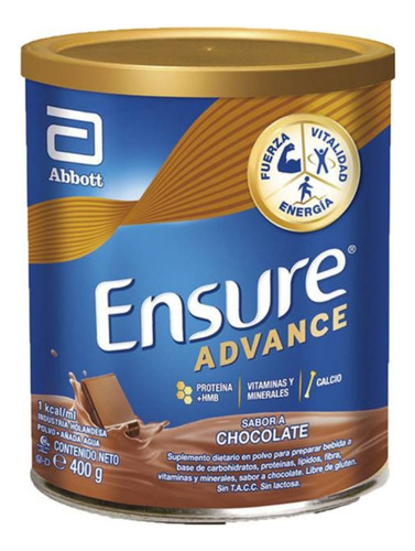 Ensure Advance Polvo Chocolate X 400 Gramos
