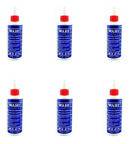 Imagem 1 de 1 de Wahl Profissional Óleo P/ Lubrificar Lâmina 118ml (kit C/06)