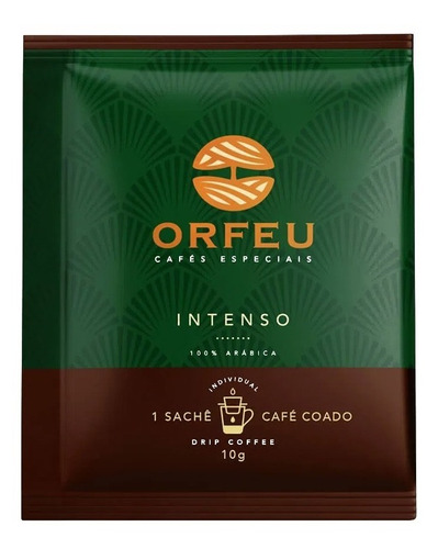 Imagem 2 de 4 de Café Em Sachê Orfeu Intenso 10 Sachês Drip Coffee