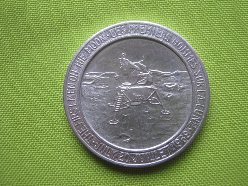 Medalla Tripulantes De La Misión Apollo 11 