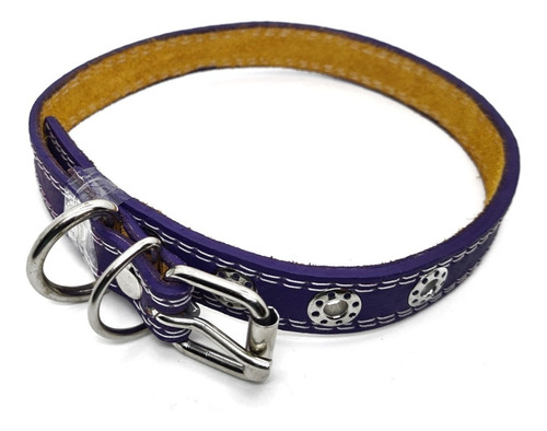 Collar De Piel 50 Cm Colores Para Perros Uso Rudo | Talla #5