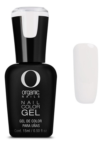 Color Gel Esmalte Para Uñas Organic Nails Moon White 15ml Color Blanco