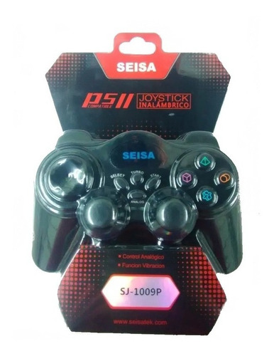 Joystick inalámbrico Seisa SJ-1009P negro