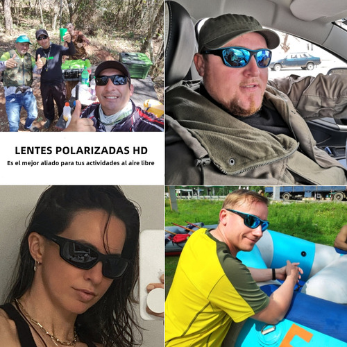 Lentes De Sol Polarizados Con Protección Uv400 P/hombre 2 Pz