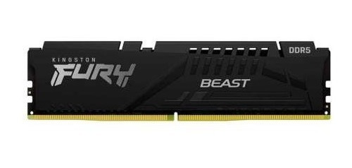 Memoria 16gb Ddr5 Kingston Fury Beast Black Bus 4800mhz