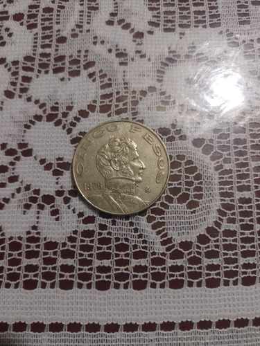 Moneda De 5 Pesos Vicente Guerrero 1976