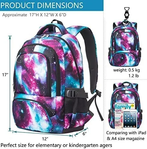 Mochilas de galaxia para niñas clearance