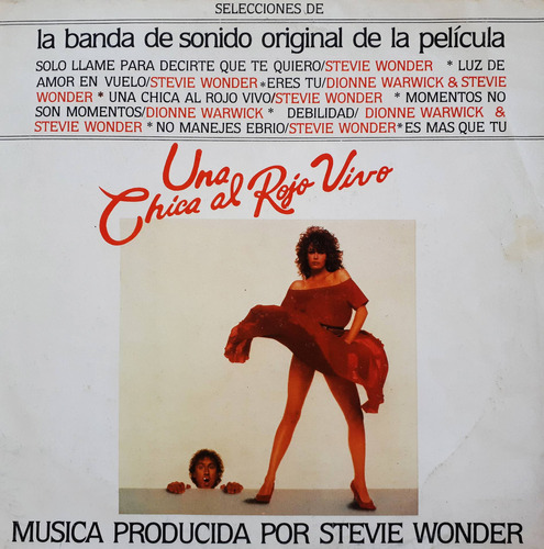 Stevie Wonder - Banda De Sonido Una Chica Al Rojo Vivo Lp C