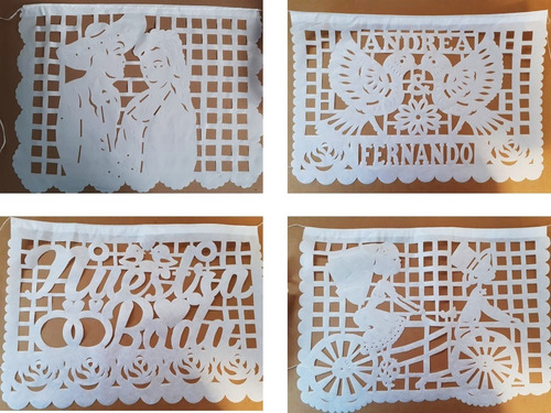 Decoración Papel Picado Personalizado 50 Tiras