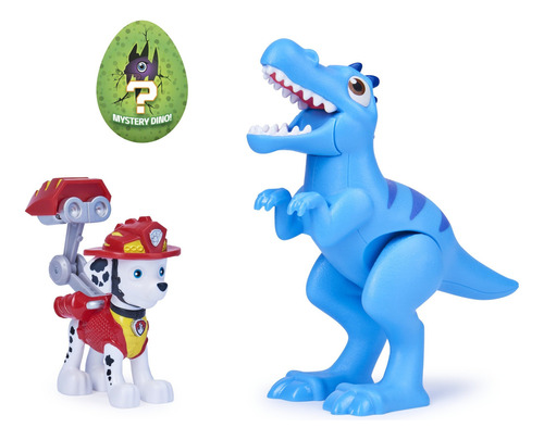 Paw Patrol Marshall Con Velociraptor Dino Rescue Spin Master
