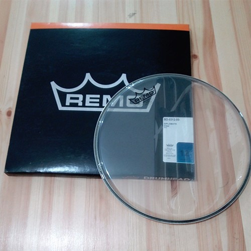 Parche Remo Usa Bd-0312-00 Diplomat Clear Transparente 12''