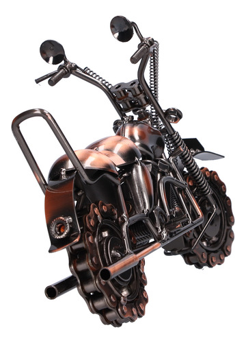 Modelo De Motocicleta Retro Toys, Tamaño Grande, Bronce, Clá