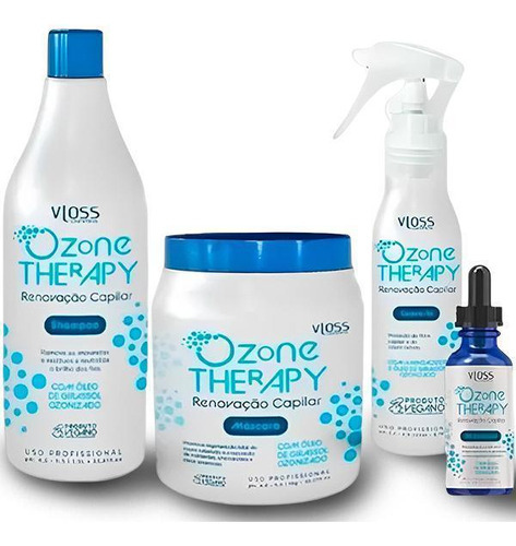 Kit Ozone Therapy, Cabelos Mais Fortes E Queda Controlada