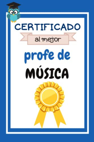 El Mejor Profesor De Musica:: Regalo Original-cuaderno De No