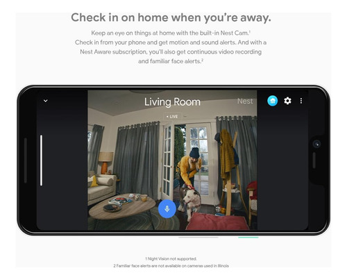 Ecra Inteligente Google Nest Hub Max 10 Com Google Assistant