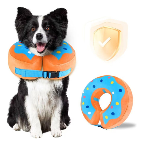 Cono Collar De  De Donut Para Perro - Recuperación De  De Pe