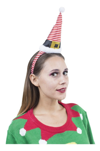 Diadema Navideña Divertida Diadema Caramelo Santa Navidad