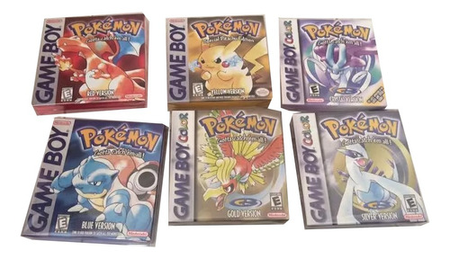 6 Cajas Custom Pokemon Generacion Kanto Y Jotho