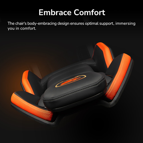 Silla Gamer Cougar Hotrod Orange Ergonómica