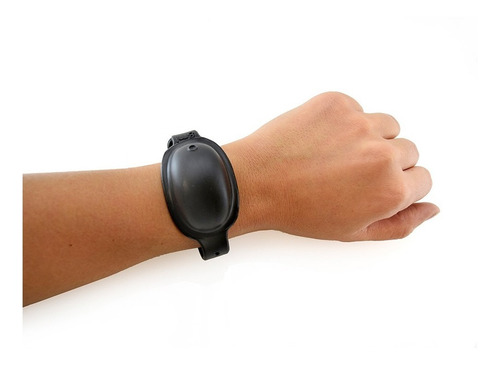 Imagen 2 de 7 de Pulseras Sanitizantes Adulto Negro Luminares