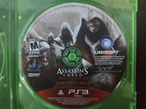 Assassin's Creed Brotherhood Ps3 Original Físico Solo Disco 