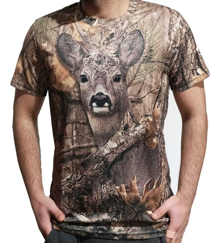 Polera Camuflada De Caza Polera De Pesca Diseño Polera Pesc