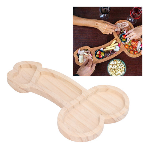 Tabla De Pícnic Novedosa Para Aperitivos, 24 Cm, 3 Partes, S