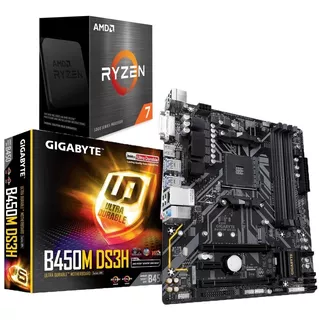 Combo Board B450m Procesador Amd Ryzen 7 5800x Pc