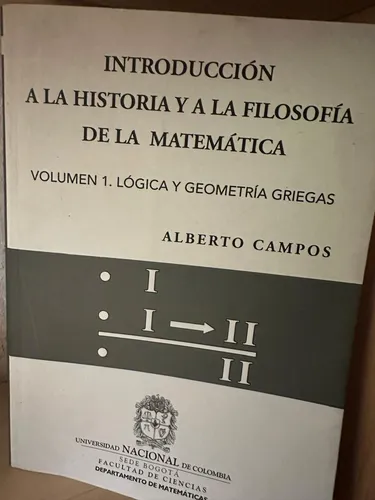Introducción A La Historia Y A La Filosofía De La Matemática (Usado)