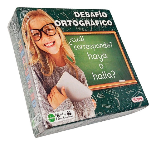 Juego De Mesa Didactico Desafio Ortografico Nupro + 6 Años