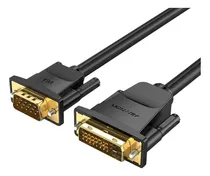 Comprar Cable Adaptador Dvi A Vga Vention - Dvi 24+1 Macho A Vga Macho - 1 Metros - Full Hd 1080p 60hz - Pvc Negro - Premium - Para Pc \u002F Notebook \u002F Tv \u002F Proyector \u002F Monitor - Eabbf
