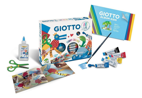 Kit Escolar Giotto Arte Modelo Funny Collage