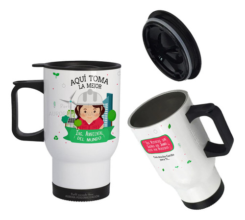 Mug Vaso Termico Viajero Para Carro Mejor Inga Ambiental