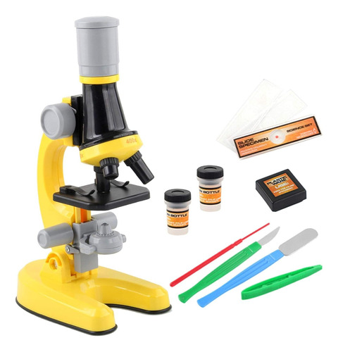 Microscopio Infantil Educativo Con Accesorios Steam Ciencia