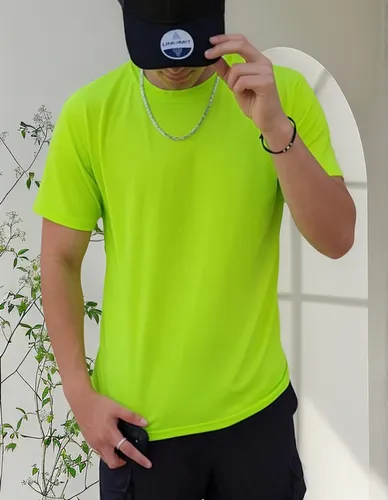 Polera Deportiva Dryfit Manga Corta Secado Rápido Y Cómodo
