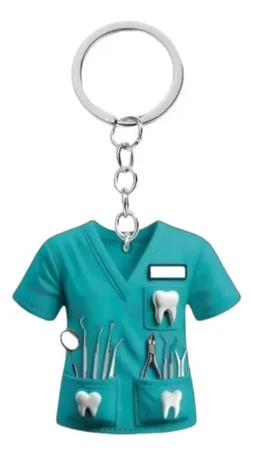 Onwomania - Llavero De Raíz De Dentista Dental - Amuleto De La