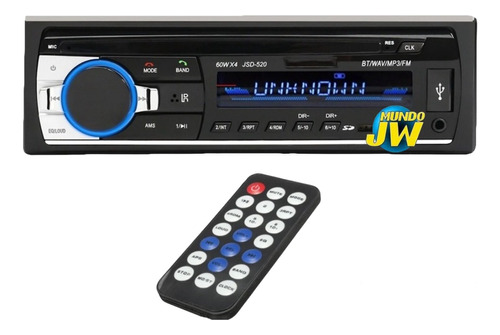 Estereo Auto Sd Mp3 Usb Radio Fm Bt Aux Simil Pioneer Sony