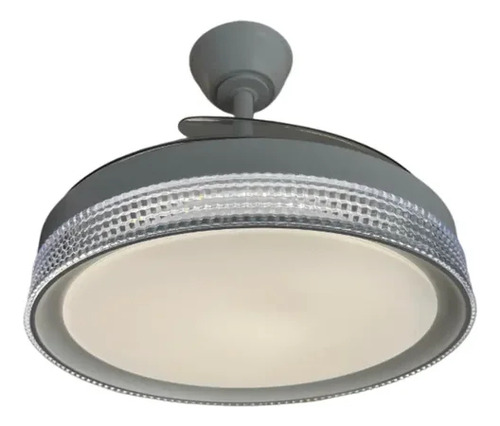 Ventilador De Teto Pás Retráteis Acrilico C/ Controle Remoto
