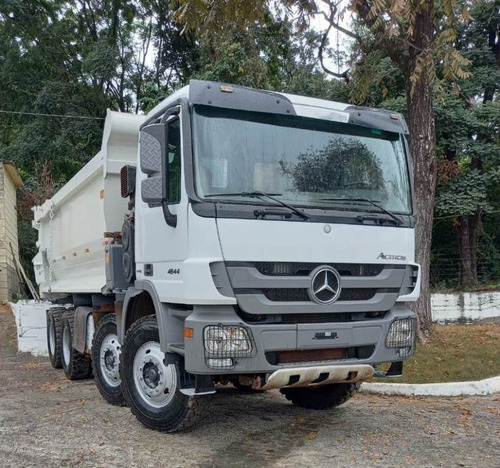 Imagem 14 de 15 de Mercedes-benz Actros 4844 8x4 Ano 2014 Caçamba 20m