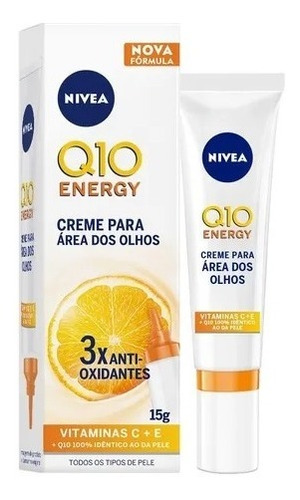Crema antisignos con vitamina Q10 para el área de los ojos con 15 g de Nivea para piel normal