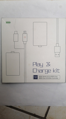 Kit De 2 Baterías Y Cable Para Xbox, Ver Descripción. Vhcf