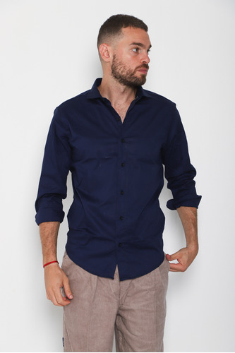 Camisas Entalladas Hombre Slim Fit Excelente Calidad Y Calce